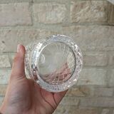 Ancienne carafe en cristal taillé avec bouchon 1l