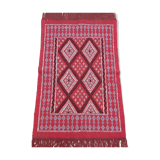 Tapis margoum berbère à motifs géométriques