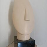 Large Cycladic idol head