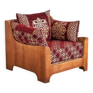 Fauteuil lounge sculptural