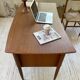 Scandinavian "boomerang" two-sided teak desk Midtjydsk Mobelfabrilk