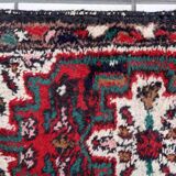 Vintage persian carpet hamadan handmade 43cm x 63cm 1970s