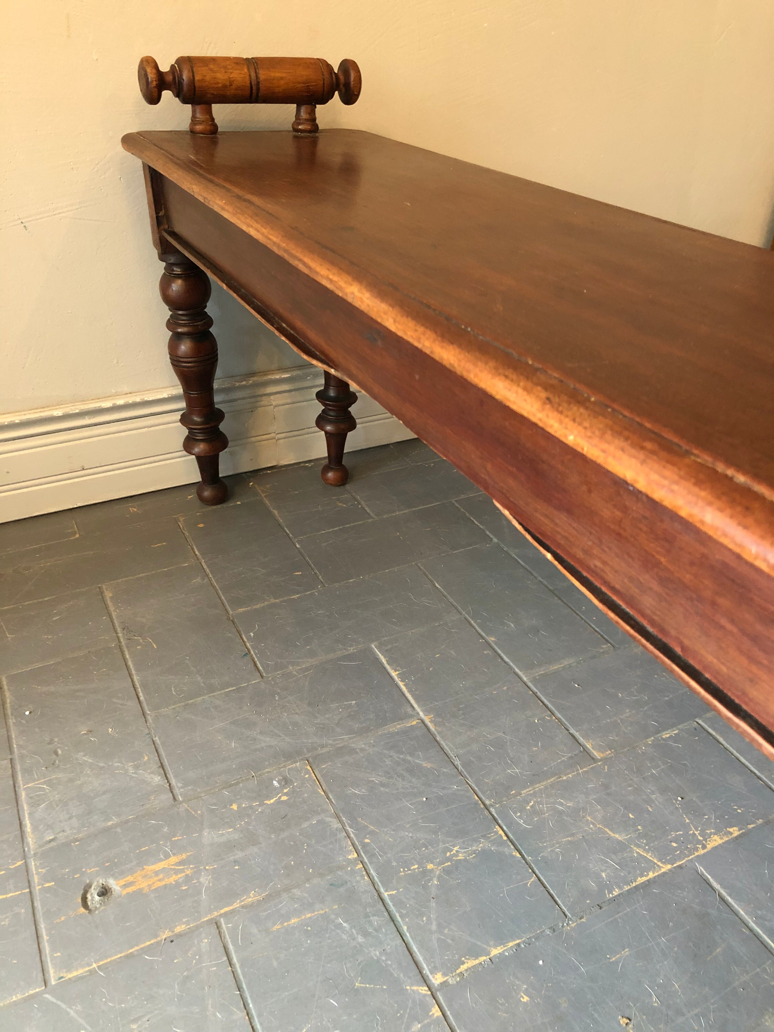 Solid oak bench 96 cm