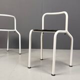 Chaises de salle à manger postmodernes de Pietro Arosio pour Airon, 1980