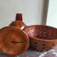 Olive wood lamp