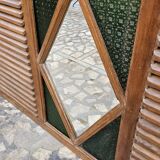 Old Burmese teak shop counter