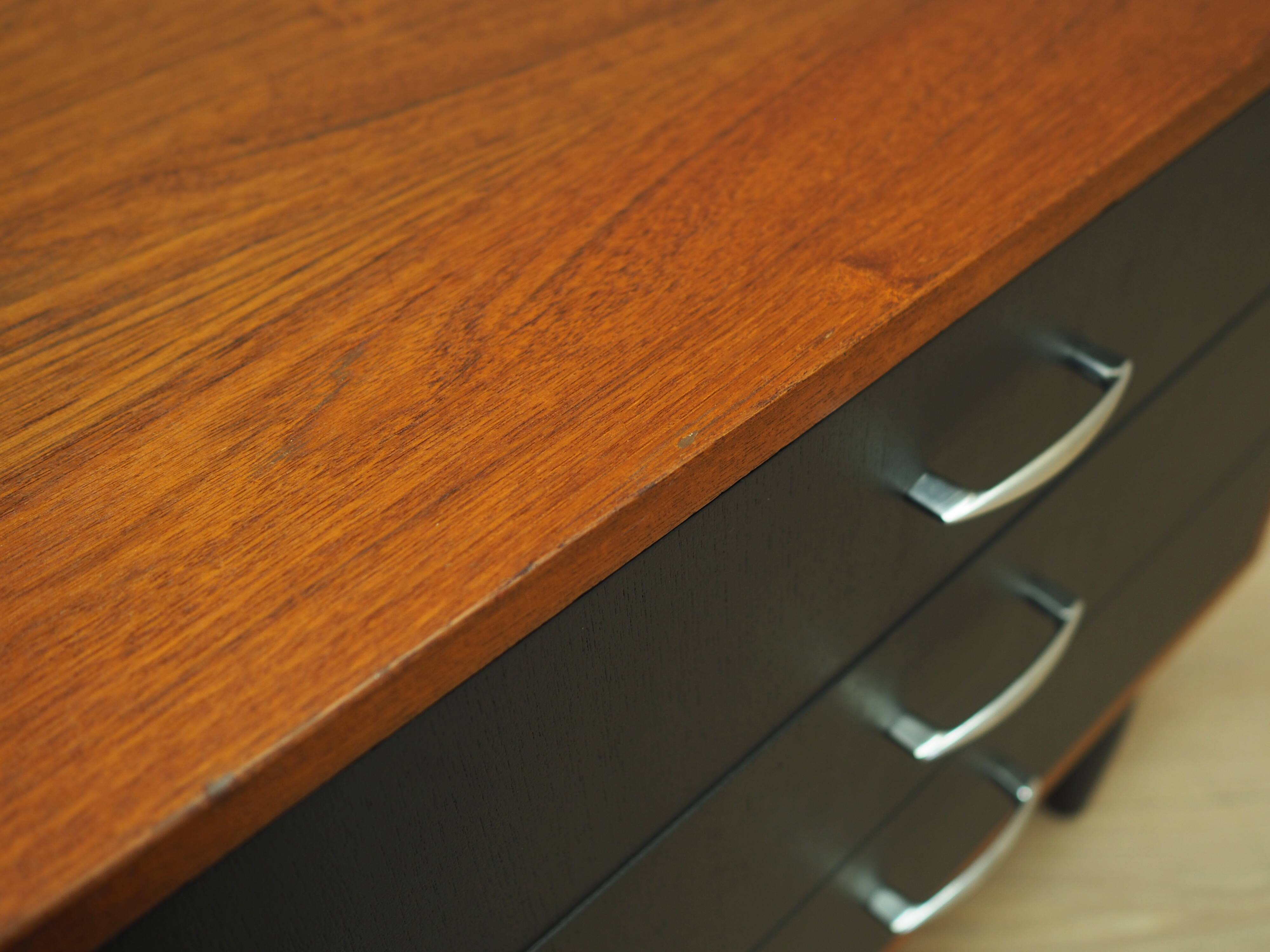 Teak chest of drawers, Danish design, 1970s, production: Denmark