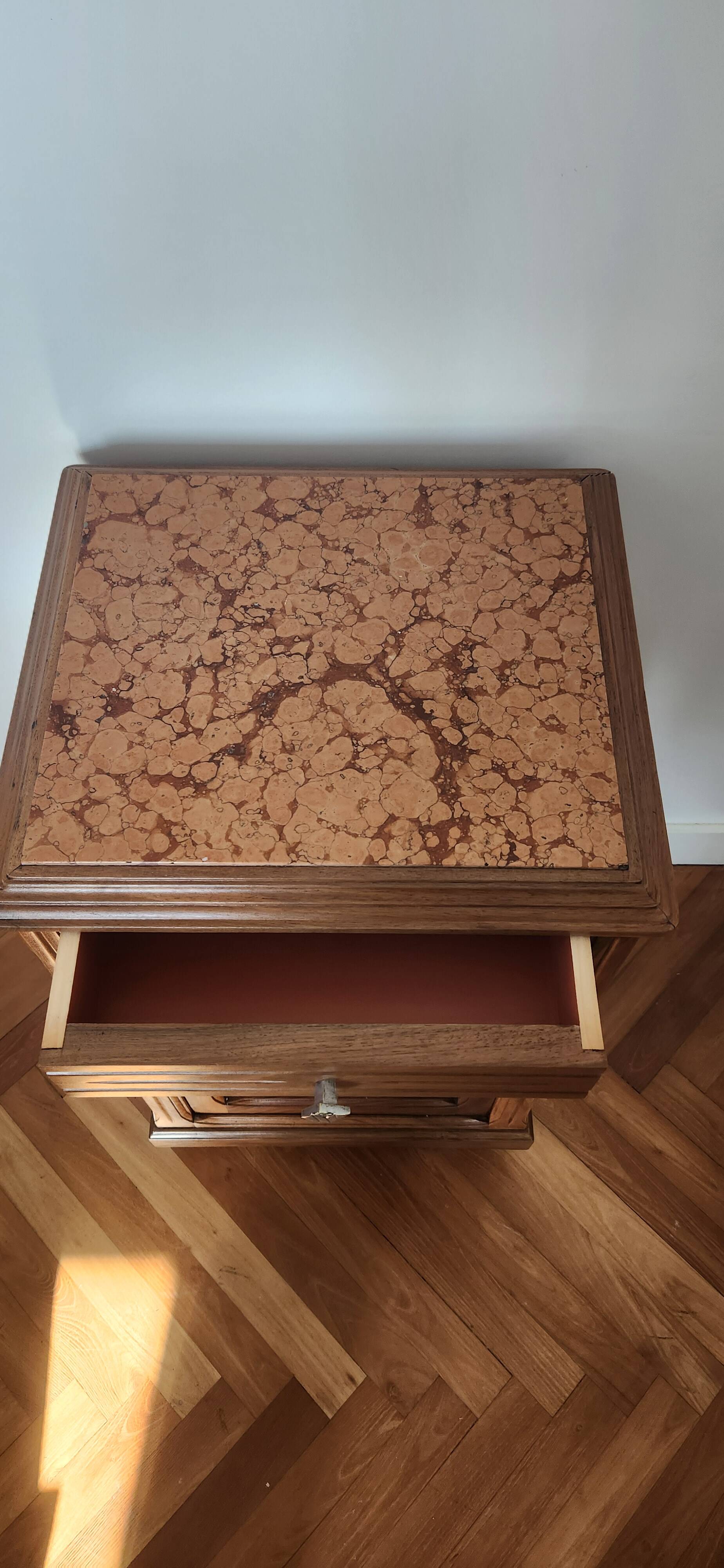 high art deco bedside table