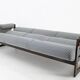 Three-seater beech canapé from the 1970s by Hikor, Czechoslovakia.