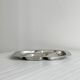 Compartmentalized tray in stainless steel metal