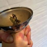 Vintage murano glass flower lamp for mazzega