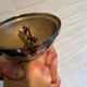 Lampe fleur vintage en verre murano pour mazzega