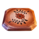 Hand-decorated earthenware trivet
