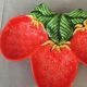 Vintage strawberry-shaped beggar or servant