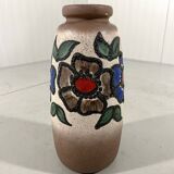 West-Germany pottery vase flowers floor vase 1960’s