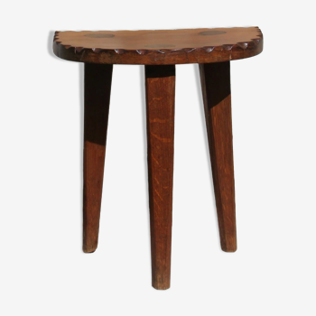 Wooden tripod stool