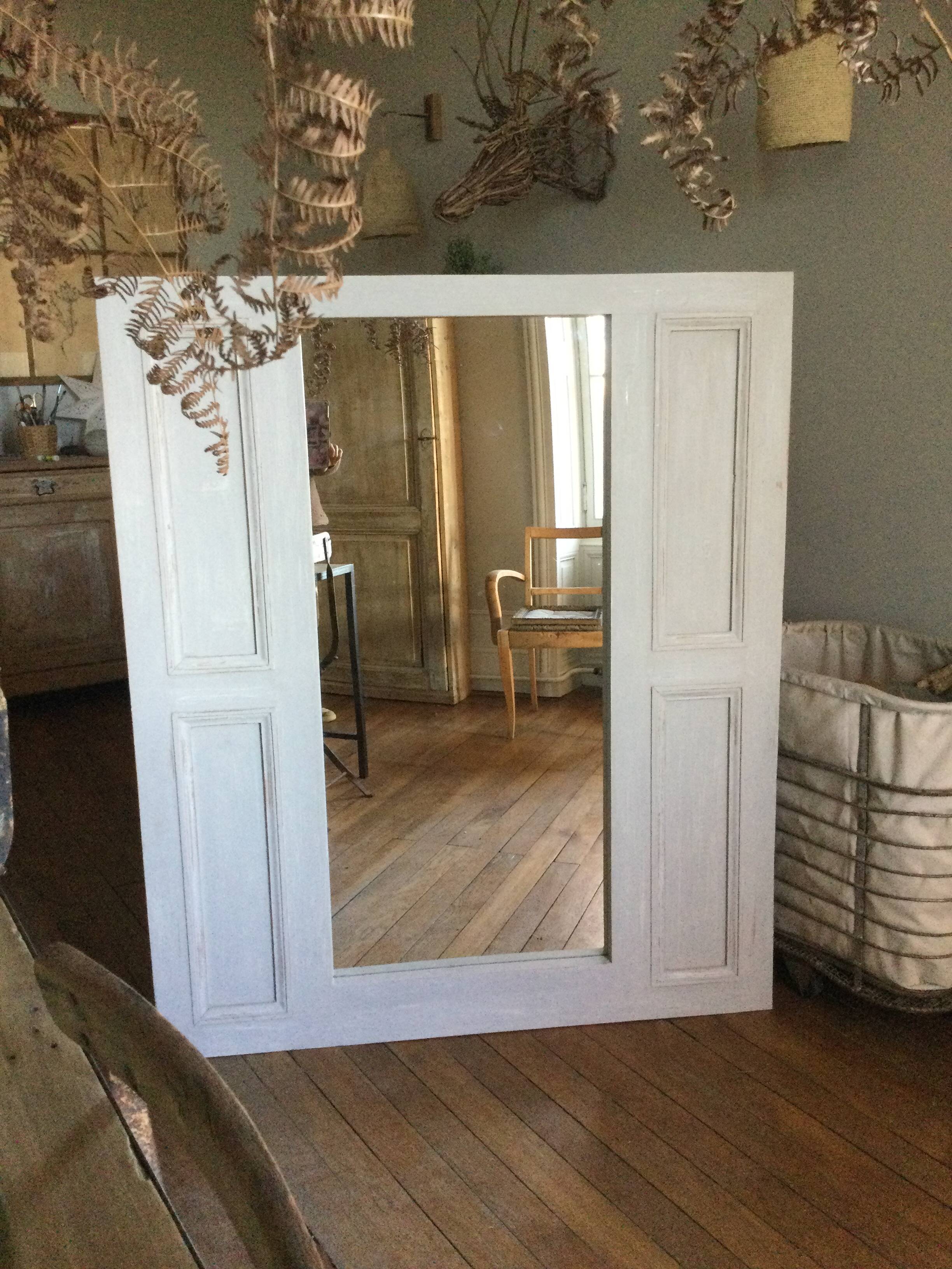 Large antique mirror