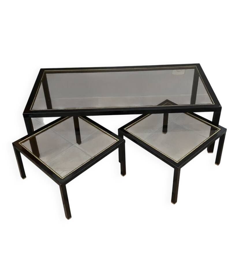 3 tables gigognes Roche Bobois, 1970