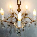 5-light chandelier with tassels
