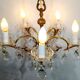 5-light chandelier with tassels