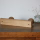 Light wood coat holder 2 patères