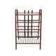 Scandinavian beech magazine rack, Sweden, 1960