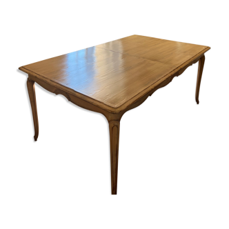 Cherry dining table - patinated - extendable
