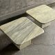 Marble nesting coffee tables, 1960s, France