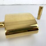 23 carat gold plated brass carafe, Pierre Forssell for Skultuna, 1960