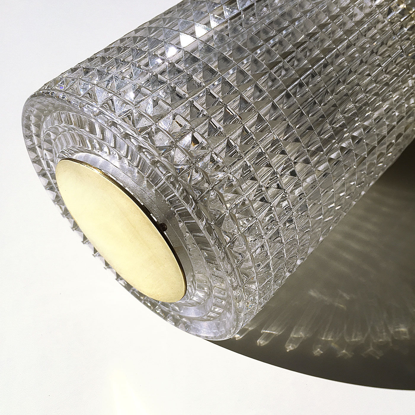 Scandinavian crystal sconce, Carl Fagerlund 1960