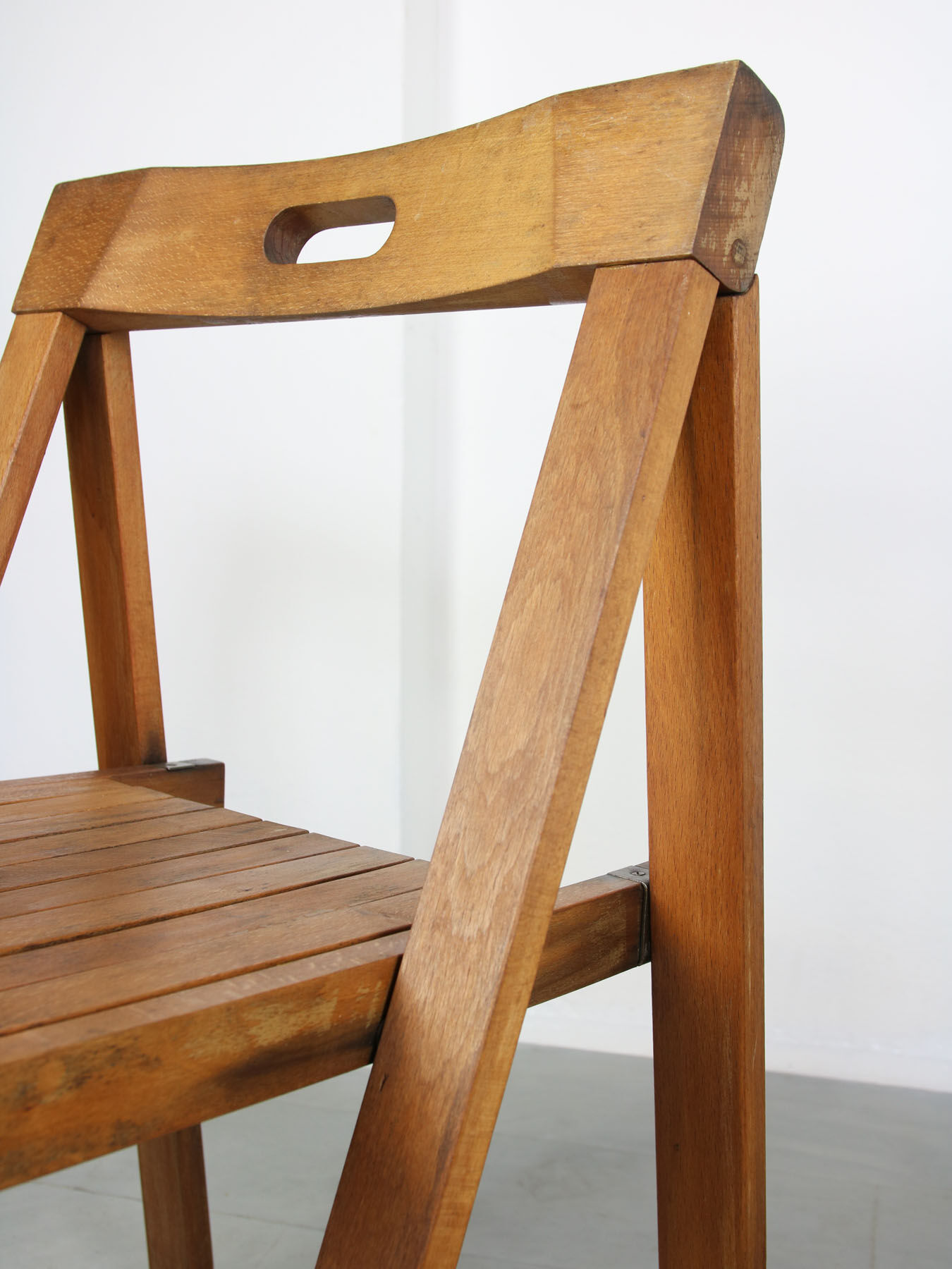 Vintage trieste folding chairs