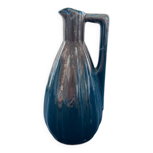 pichet art déco bleu