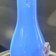 Vase italien en verre soufflé d'art