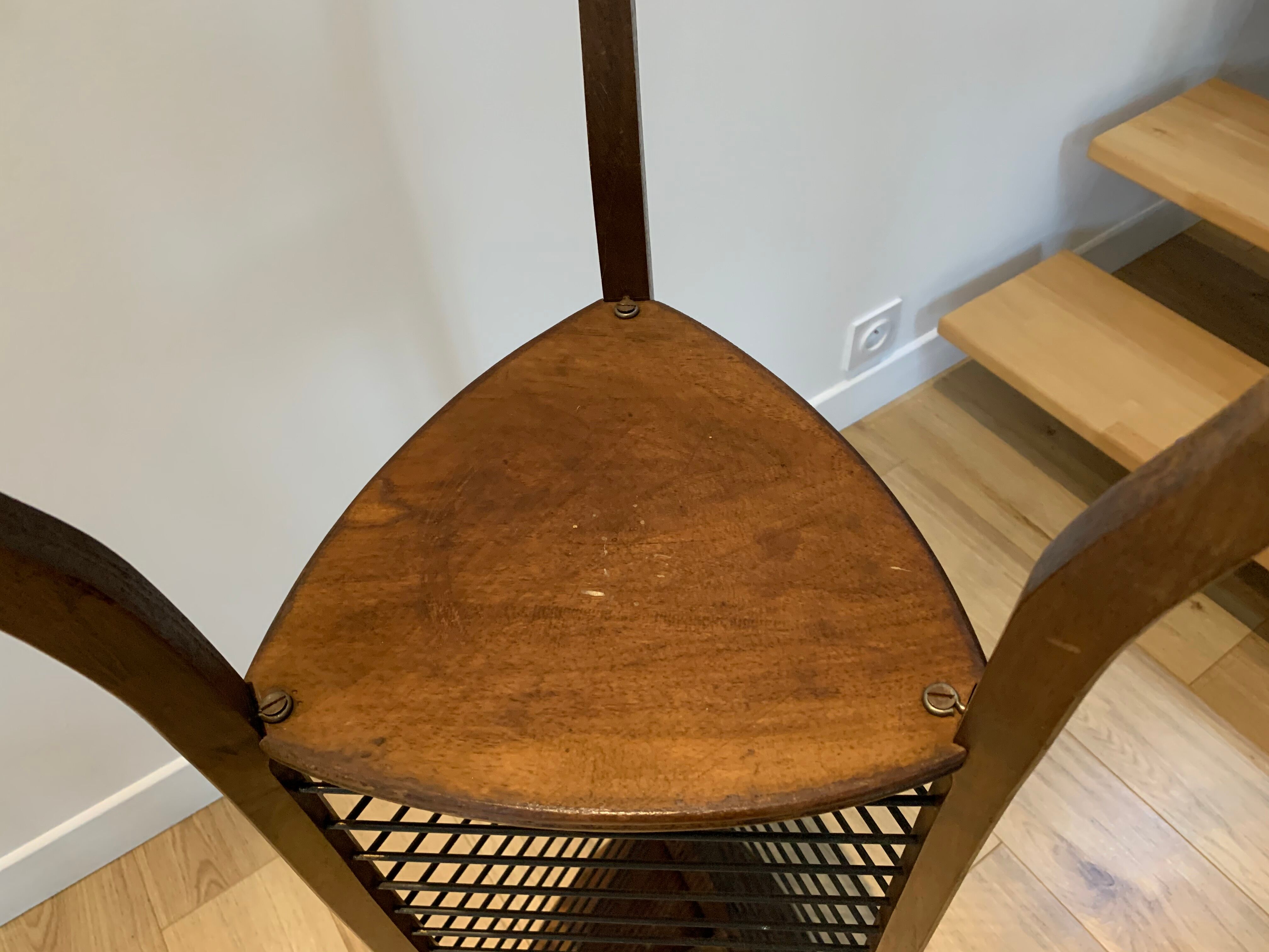 Rare hotel furniture restaurant door antique 19th mahogany plate