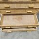 Rattan chest of drawers with 5 drawers from the 1970s.