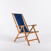Italian foldable chaise longue by Fratelli Reguitti 1960