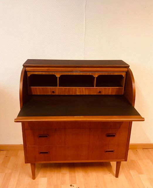 Scandinavian cylinder secretary egon ostergaard
