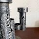Mid-Century Modern Brutalist Iron Candleholder, Candlestick