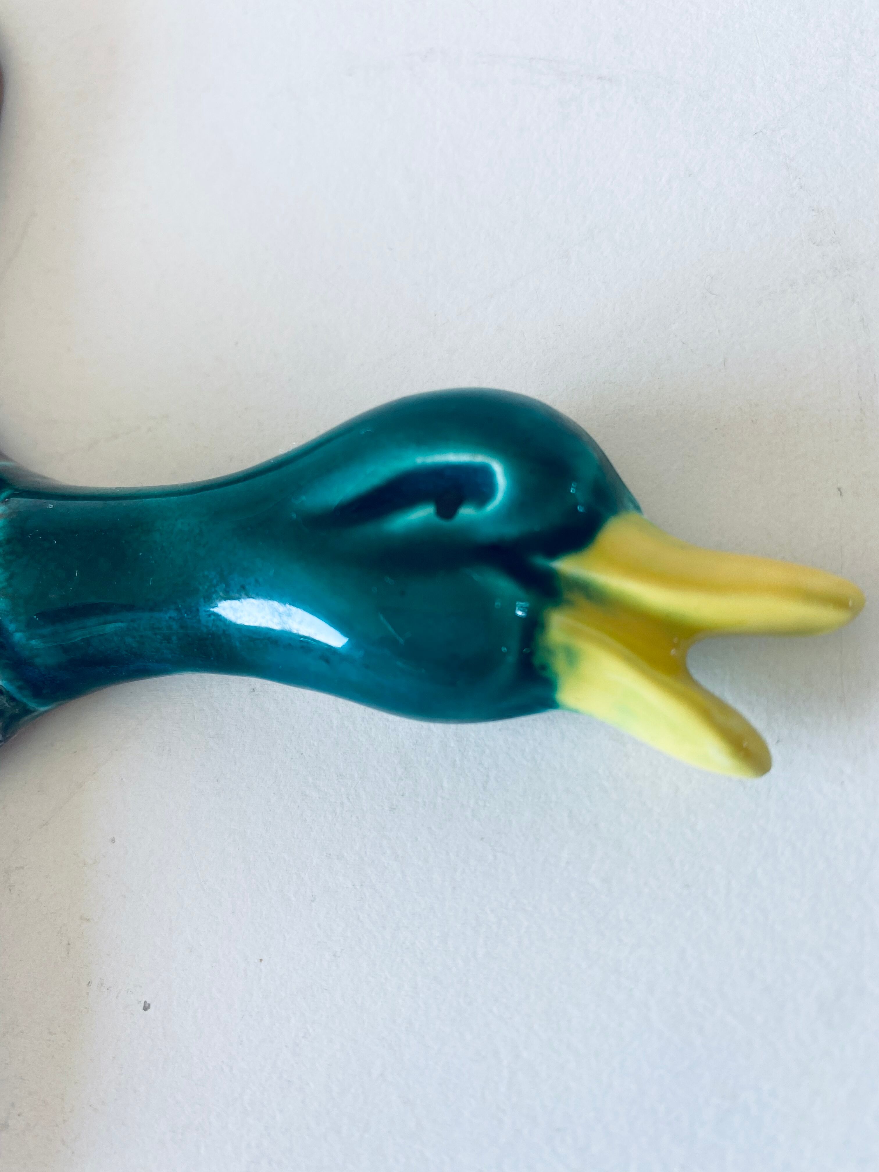 Decorative wall bird in ceramic Vallauris