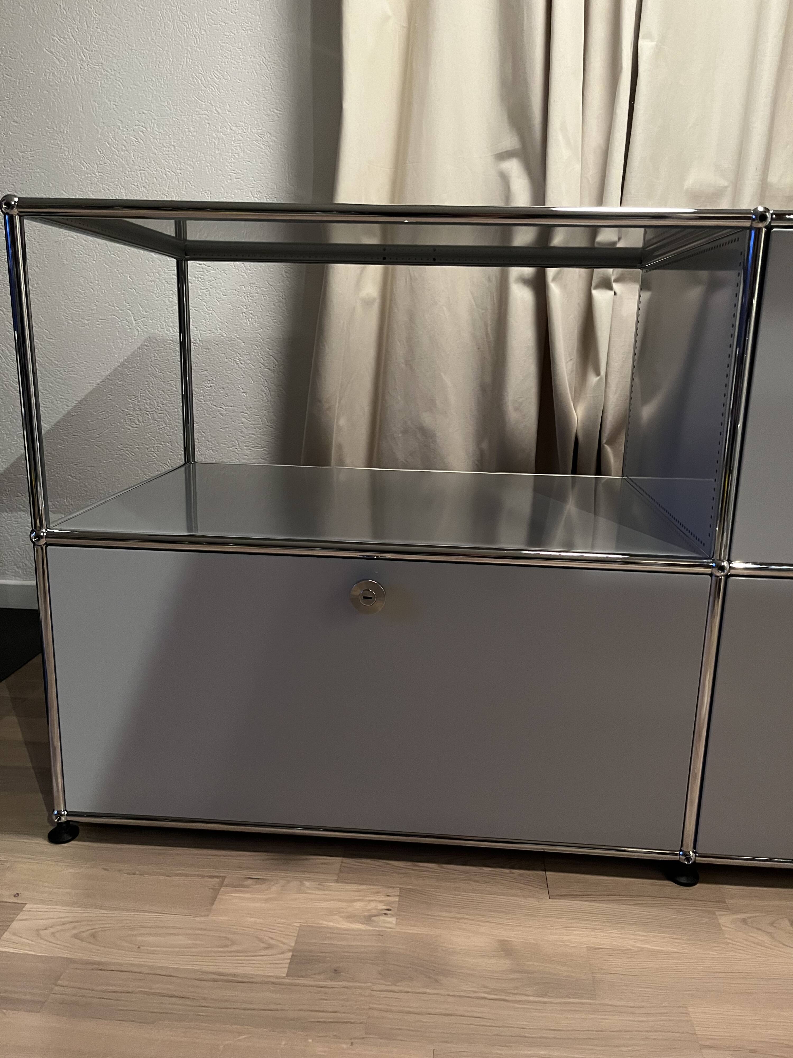 Commode / buffet USM Haller Gris léger USM (dernières générations ...