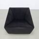Postmodern Lounge Chair in Leather on wheels by COR