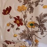 Serving dish, floral decoration, flutes, juice reservoir, English porcelain, Minton