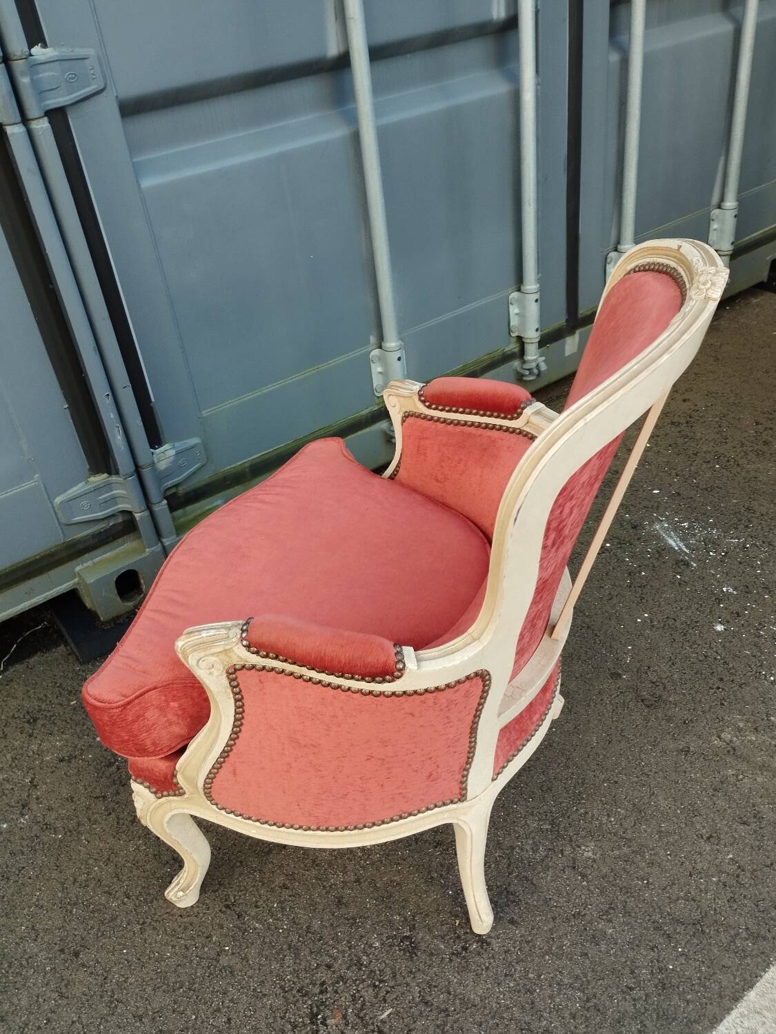 Pair of old Louis XV style armchairs
