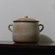 Soup tureen, glazed earthenware pot.
