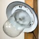 Industrial Blue Painted Factory Lamp Wall Light from Elektrosvit, 1960s