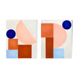 Diptych Balance 1 and 2 A4