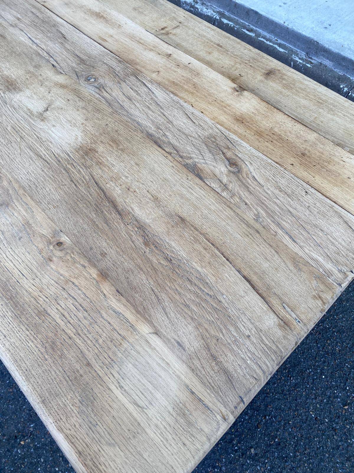 19th century solid oak farmhouse table 240cm