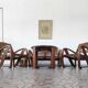 Salon de jardin en teck de Birmanie