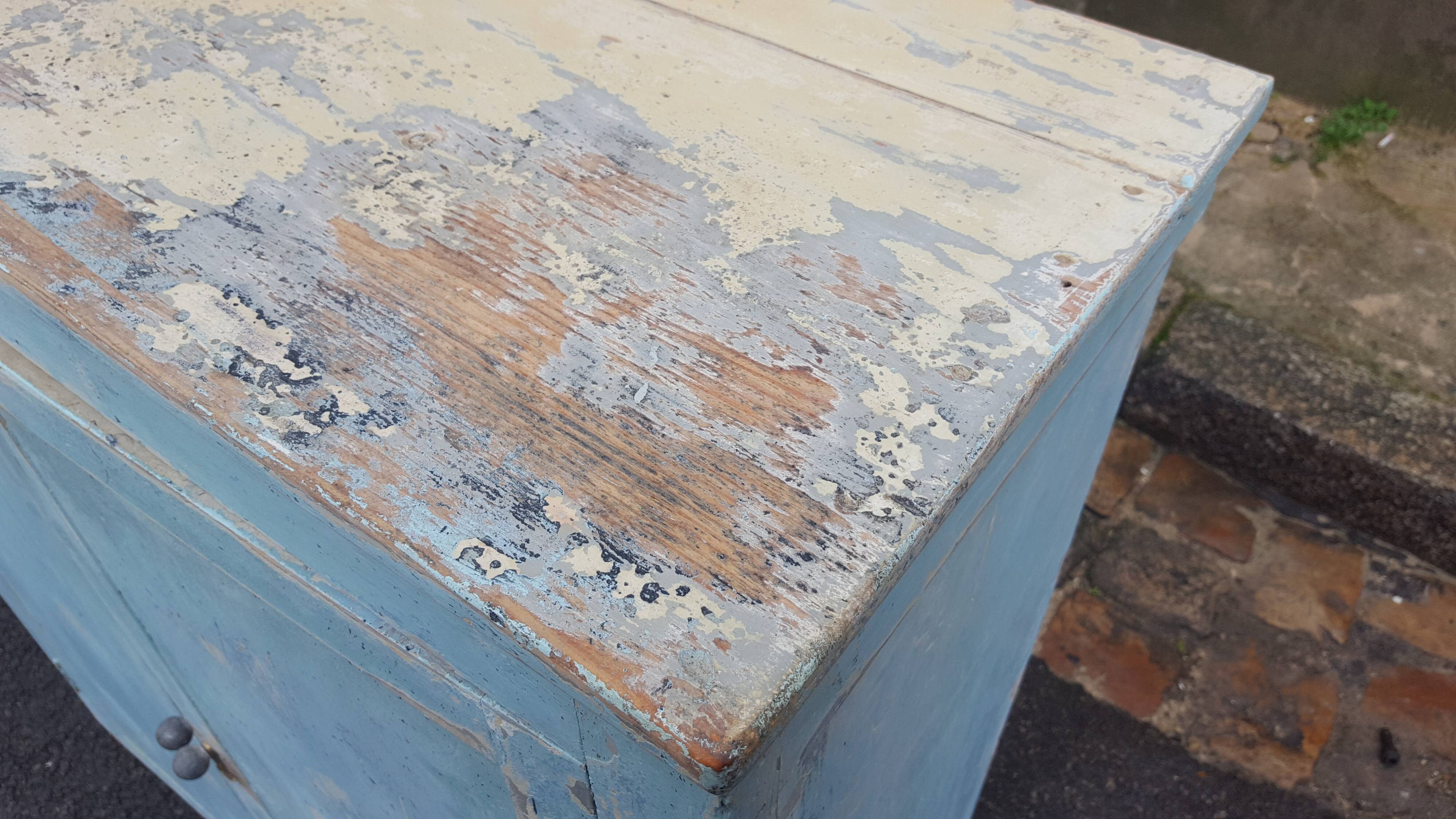 Low furniture buffet patina old