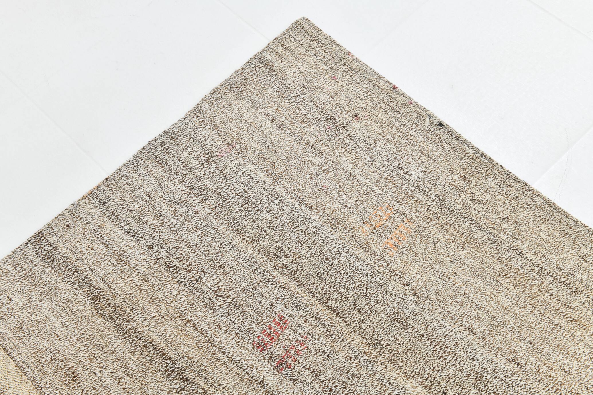 Vintage Camouflage Pattern Turkish Kilim Rug, 171x242Cm